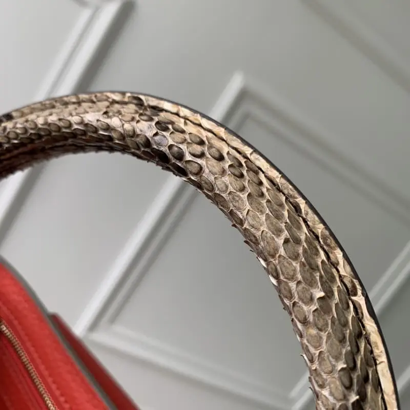 M82068 Light brown snake pattern 27x18x9cm High Quality Bags - Image 9