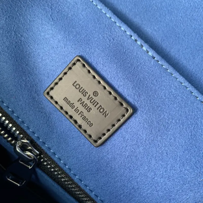 M41079 Black with blue lining 34x13x47cm High Quality Bags - Image 9