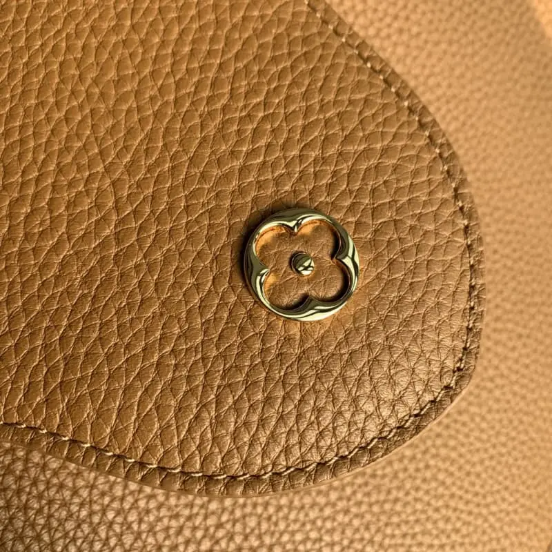 M21798 Brown gold buckle 21x14x8cm High Quality Bags - Image 9