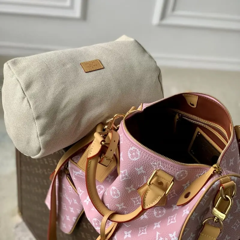 M21108 Pink (full leather) 30x17x21cm High Quality Bags - Image 9