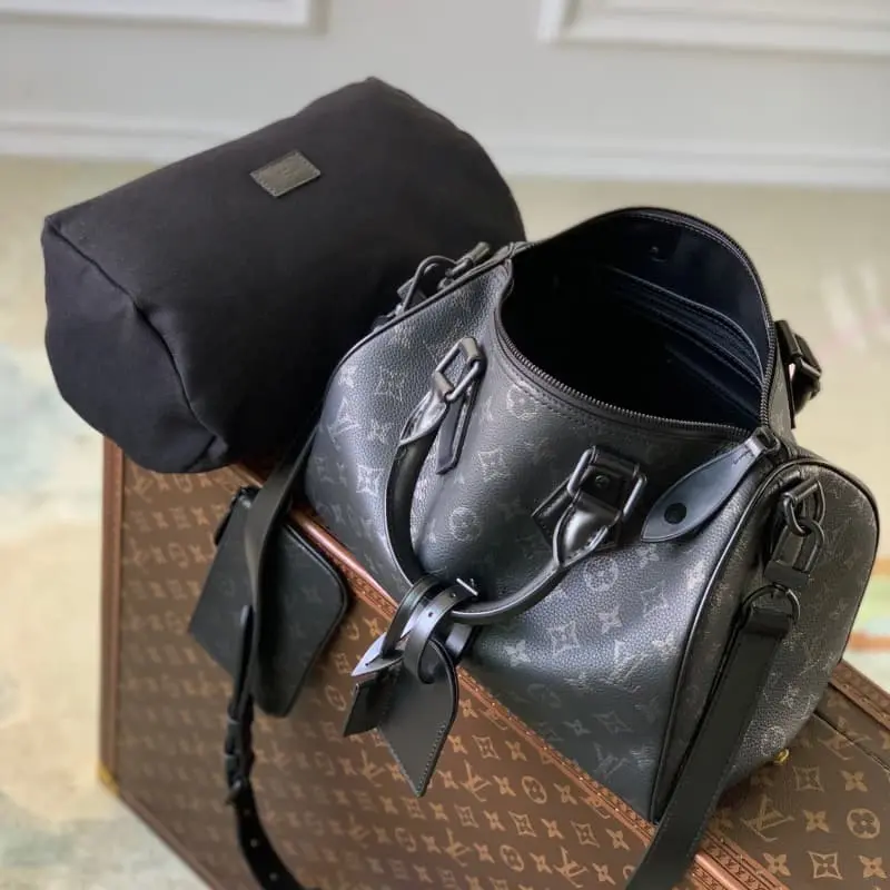 M21108 Black (full leather) 30x17x21cm High Quality Bags - Image 9