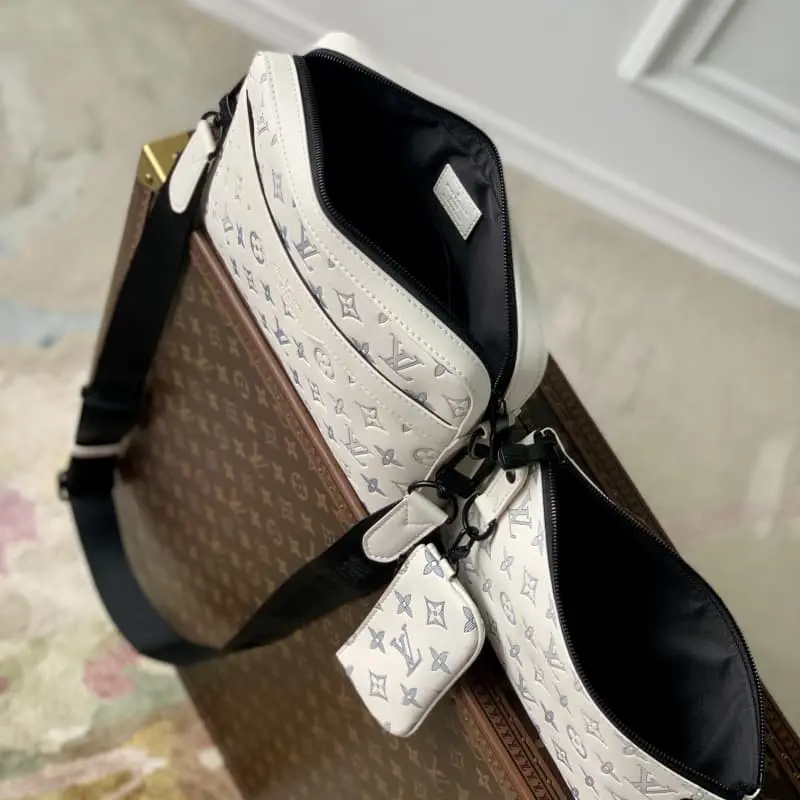 M24754 White Gray 25x18.5x7cm High Quality Bags - Image 9