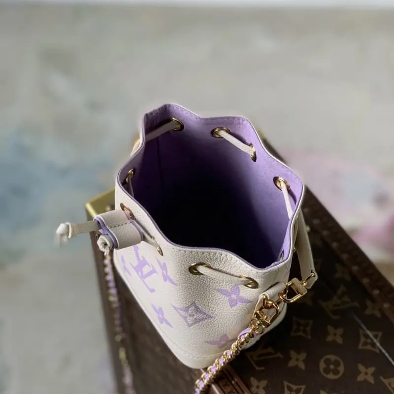 M46291 Purple Silk Screen 13x16x10cm High Quality Bags - Image 9
