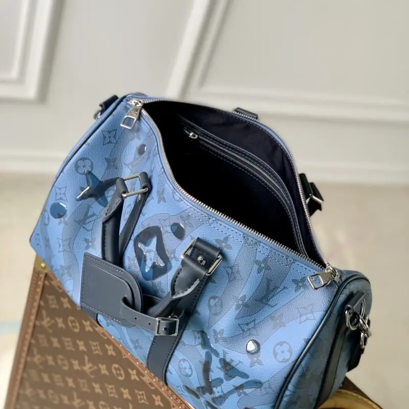 M22573 Crystal Dark Blue 34x21x16cm High Quality Bags - Image 9