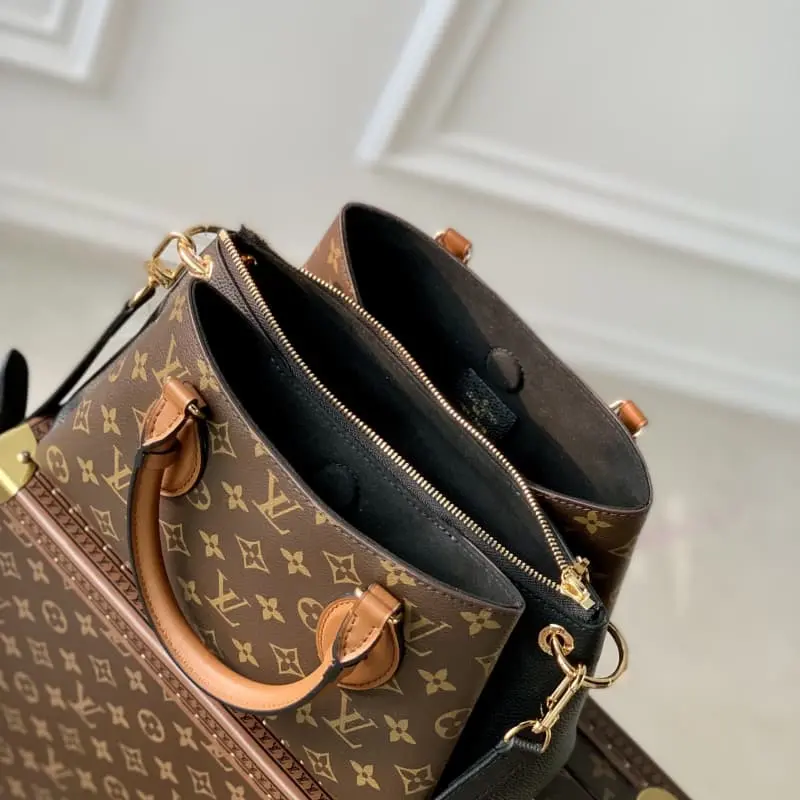 M46495 Black Leather 26x18x15cm High Quality Bags - Image 9