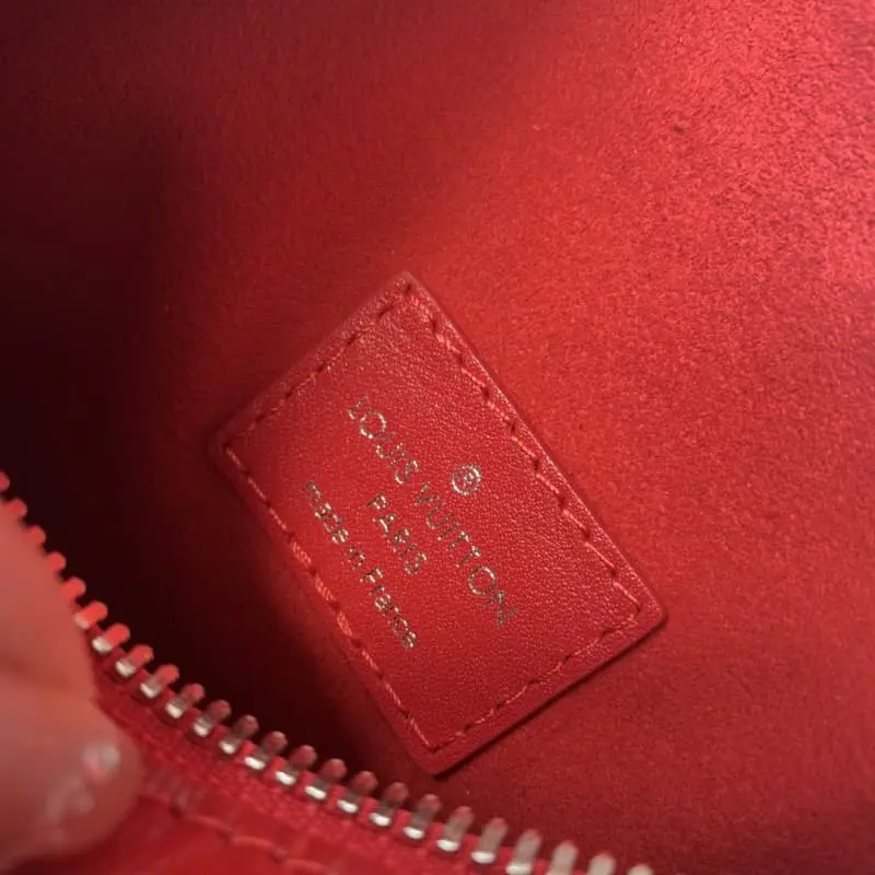 M21477 Red crocodile pattern 21x14x6cm High Quality Bags - Image 9