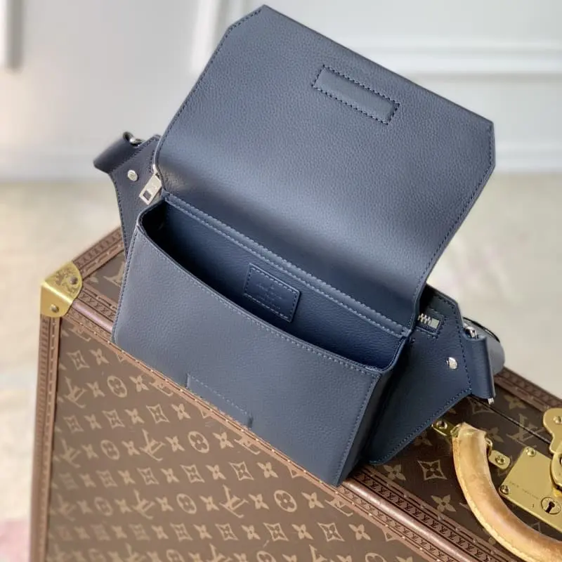 M57081 Dark Blue 30x16x3cm High Quality Bags - Image 9