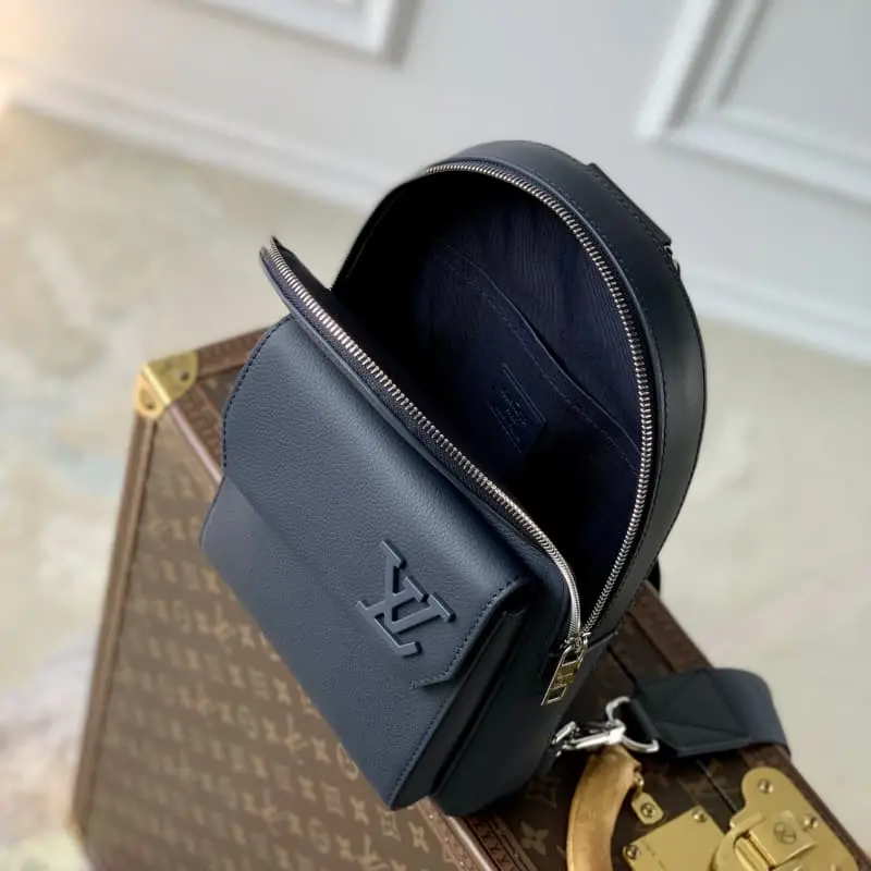 M11601 Dark Blue 20x30x4cm High Quality Bags - Image 9