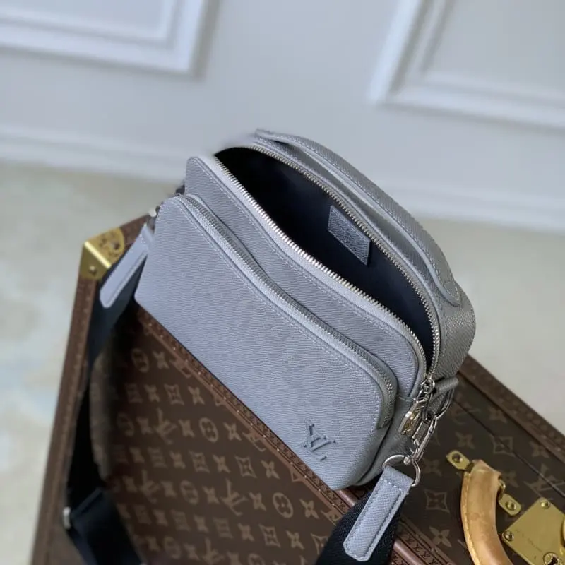 M11657 Grey 22.5x15.5x7.5cm High Quality Bags - Image 9