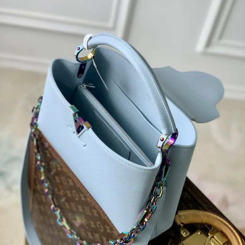 M11422 BlueMedium 33x19x9cm High Quality Bags - Image 9