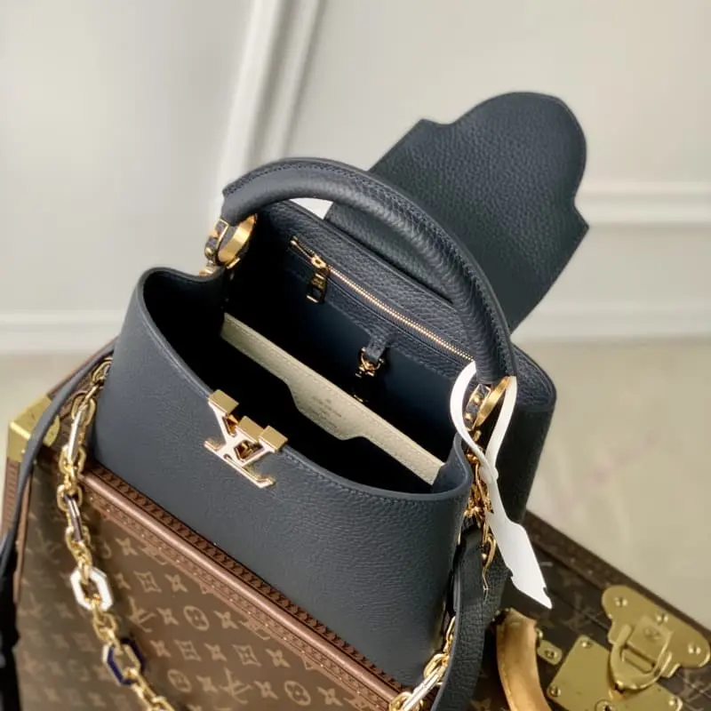 M24683 Dark Blue Small 27x18x9cm High Quality Bags - Image 9