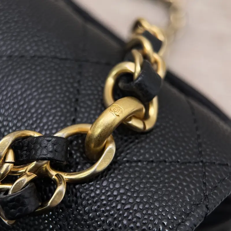 25p Double Chain Black High Quality Bags - Image 13