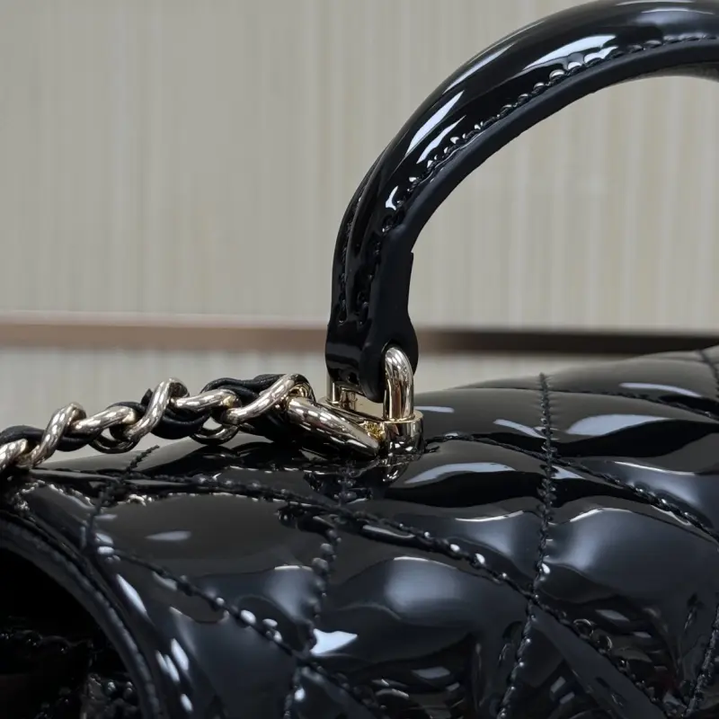 24k Mini Controller Leather Black High Quality Bags - Image 10