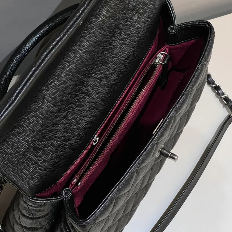 Medium 29cm Leather Handle CM 4 High Quality Bags - Image 9