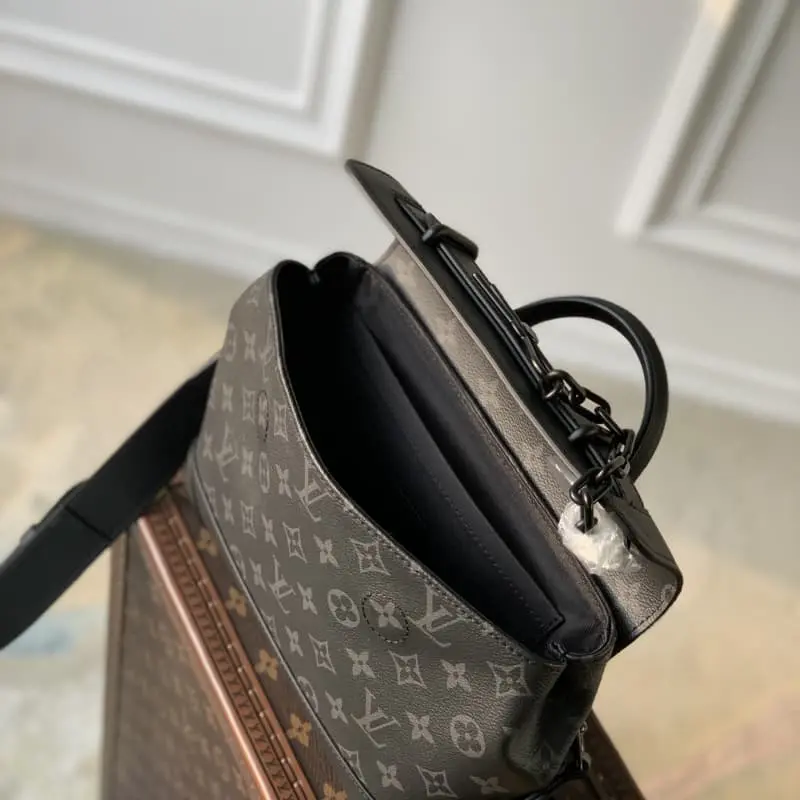 M46953 Black Flower 25x19x8cm High Quality Bags - Image 8