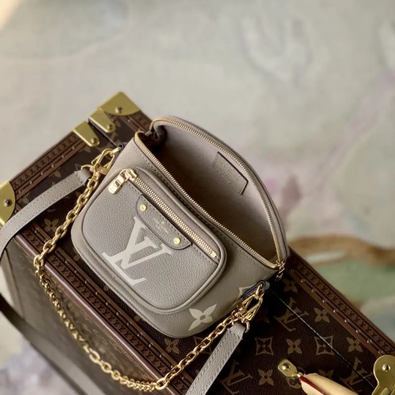 M82208 Grey silk screen 17x12x9.5cm High Quality Bags - Image 8