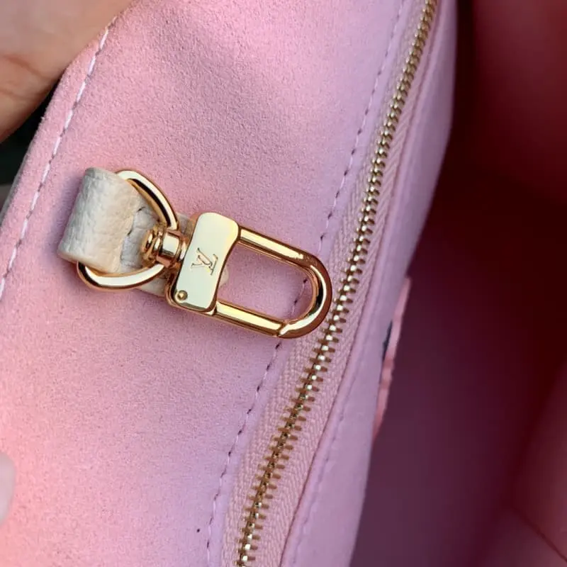 M21732 Beige flowers 25x19x11.5cm High Quality Bags - Image 8