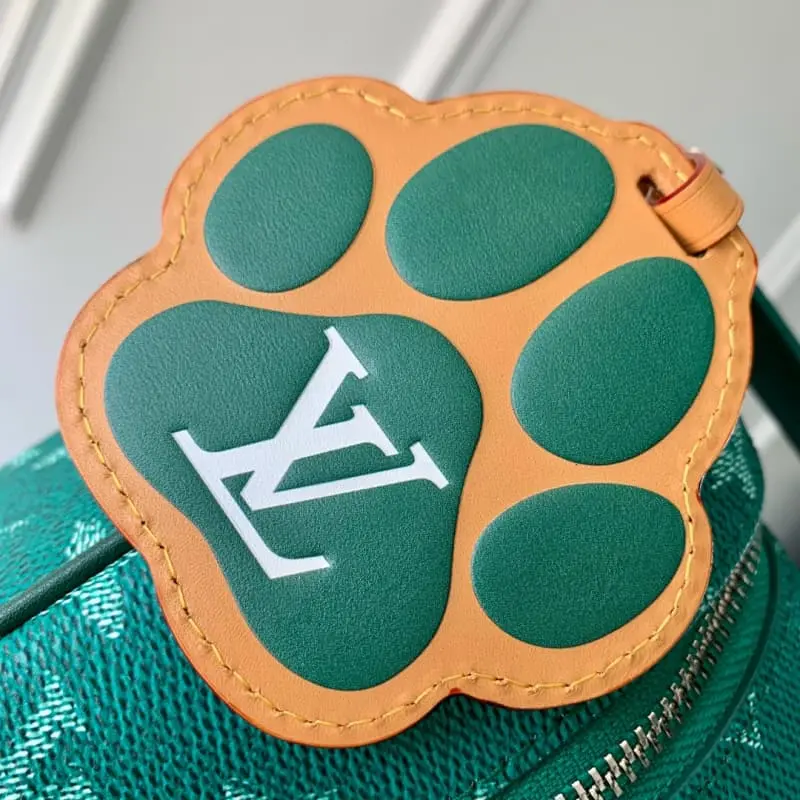 M12688 Green Flower 13x12x23cm High Quality Bags - Image 8