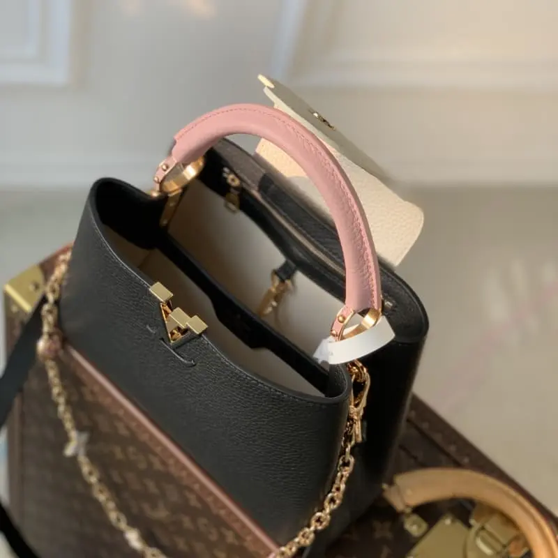 M22375 Black Small 27x18x9cm High Quality Bags - Image 7