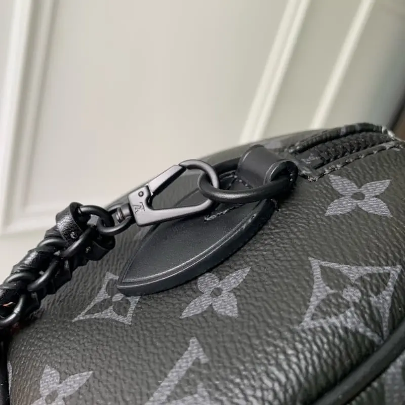 M24606 Black Flower S1 18x12.5x11cm High Quality Bags - Image 9