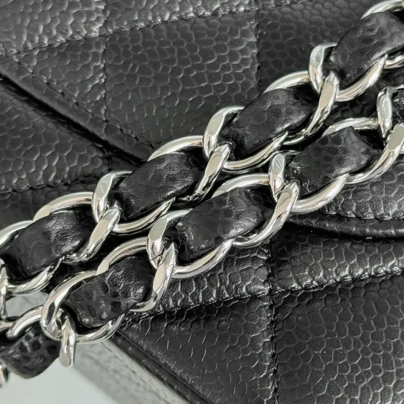 Medium 25cm Lychee Pattern Cowhide CM 10 High Quality Bags - Image 14