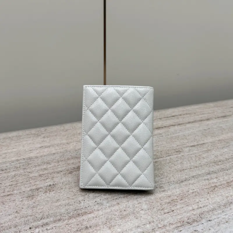 25c Passport Holder Grey Gold High Quality Bags - Image 2