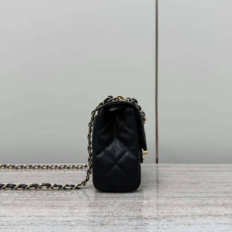 25p Double Chain Black High Quality Bags - Image 3