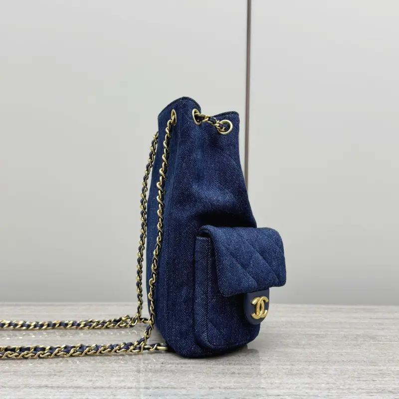 25c Double Shoulder Bag Denim High Quality Bags - Image 3