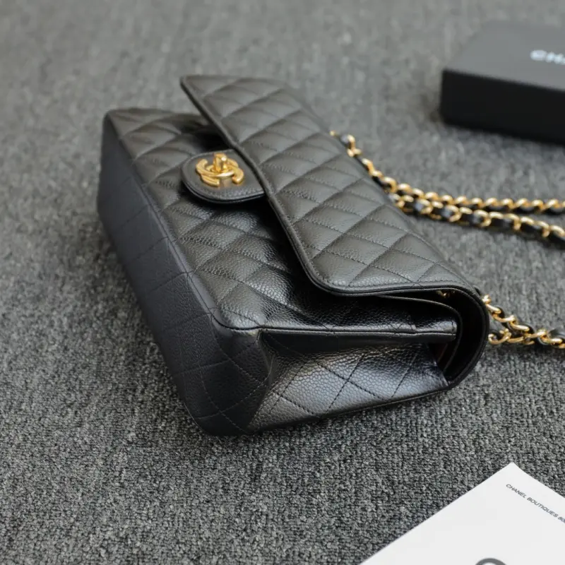 CF Medium 25cm Lichee Pattern Leather CM 11 High Quality Bags - Image 3