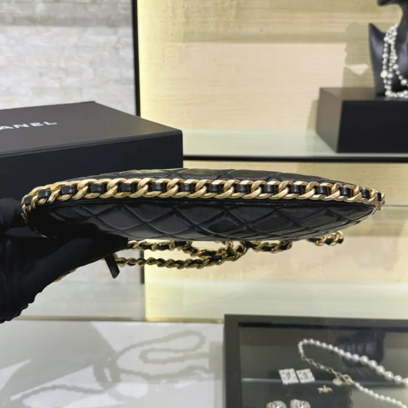 23B Double Chain Hippie Underarm Bag High Quality Bags - Image 5