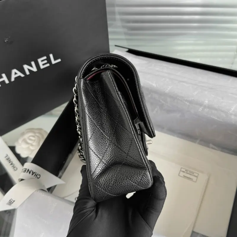 Medium 25cm Lychee Pattern Cowhide CM 10 High Quality Bags - Image 4