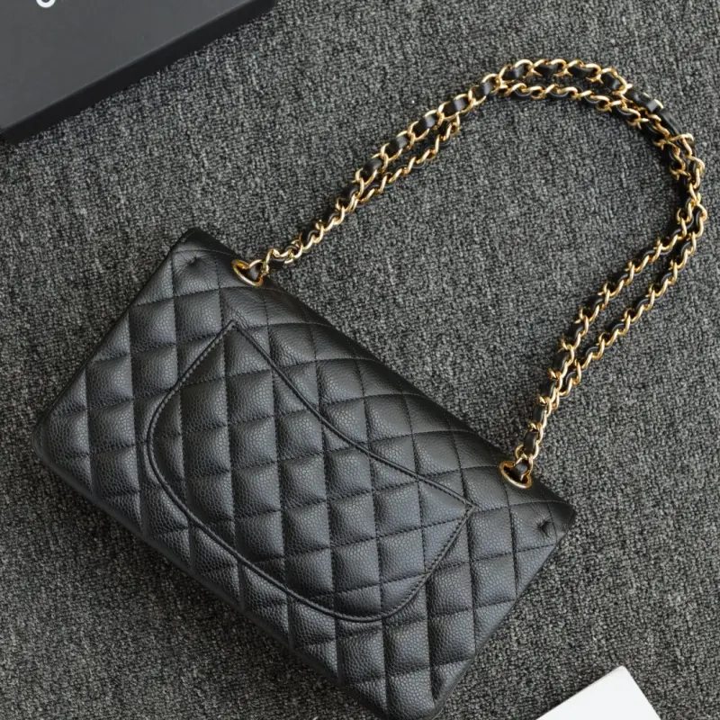 CF Medium 25cm Lichee Pattern Leather CM 11 High Quality Bags - Image 2