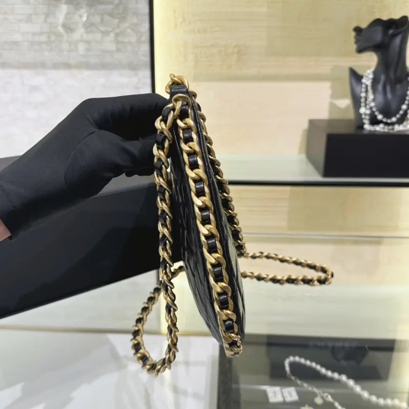 23B Double Chain Hippie Underarm Bag High Quality Bags - Image 4