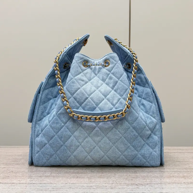 25s Hobo Light Denim Medium High Quality Bags - Image 2