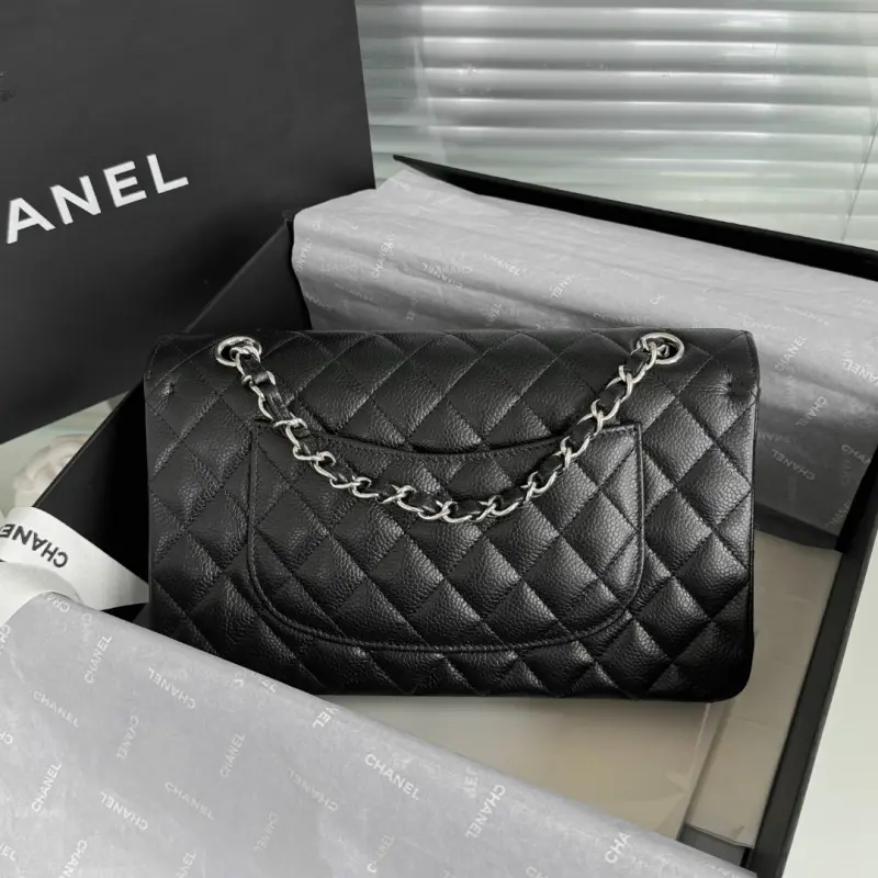 Medium 25cm Lychee Pattern Cowhide CM 10 High Quality Bags - Image 3