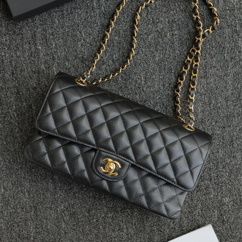 CF Medium 25cm Lichee Pattern Leather CM 11 High Quality Bags
