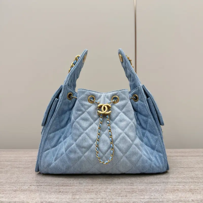 25s Hobo Light Denim Small High Quality Bags