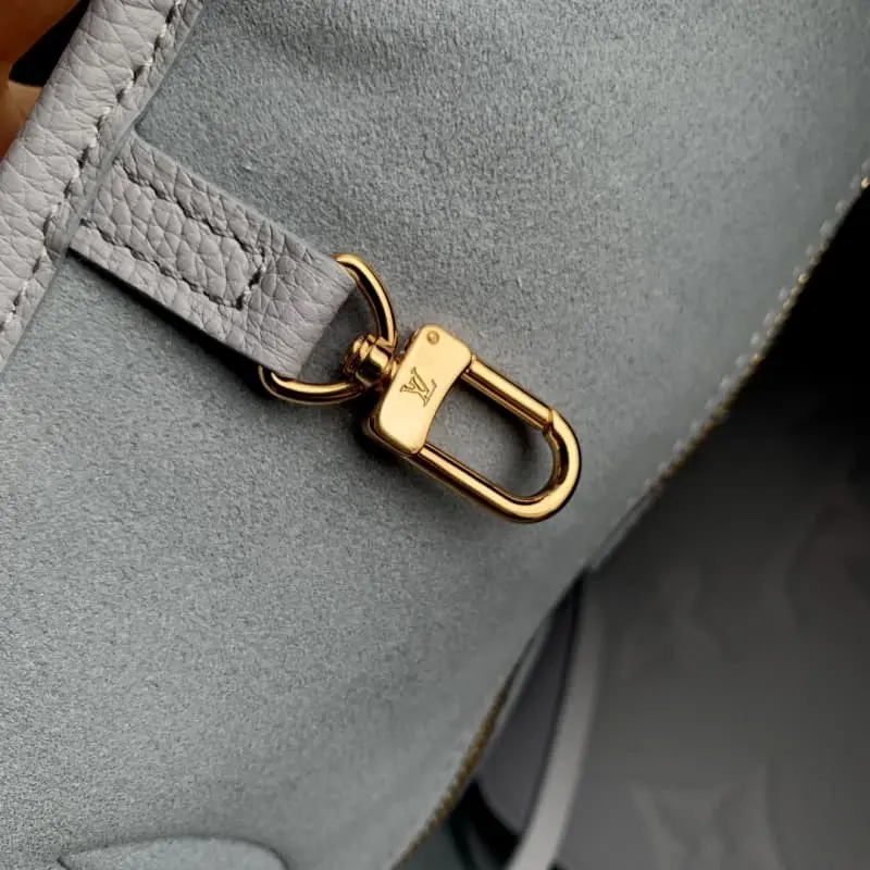 M45685 Full leather embossed blue 32x29x17cm High Quality Bags - Image 7