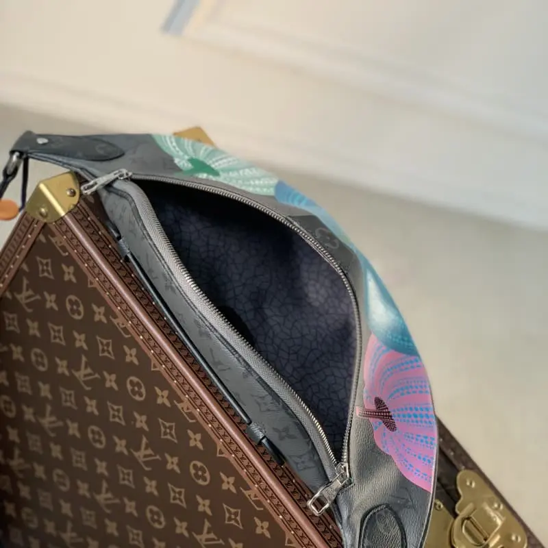 M46436 Black Flower (Pumpkin) 44x24x7cm High Quality Bags - Image 6