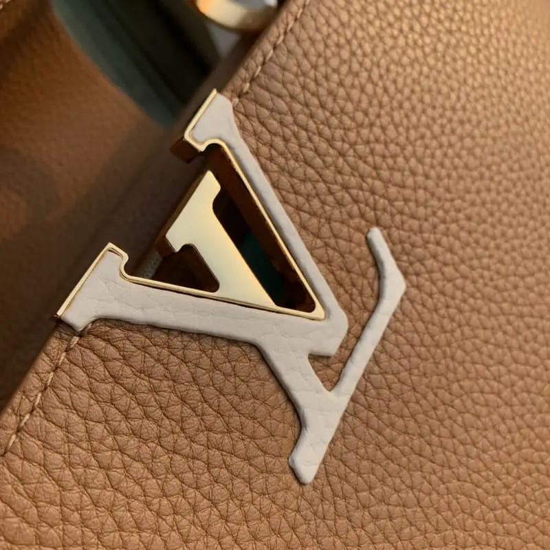 M21798 Brown gold buckle 21x14x8cm High Quality Bags - Image 7