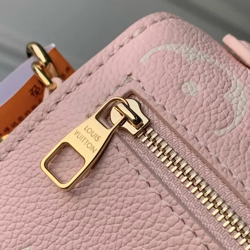 M14208 Pink Silk Screen 13.5x6x21.5cm High Quality Bags - Image 7