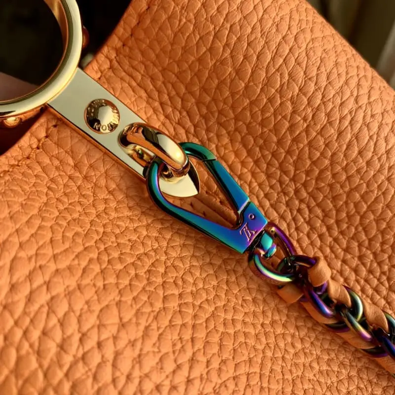 M22055 Coral Orange 27x18x9cm High Quality Bags - Image 7