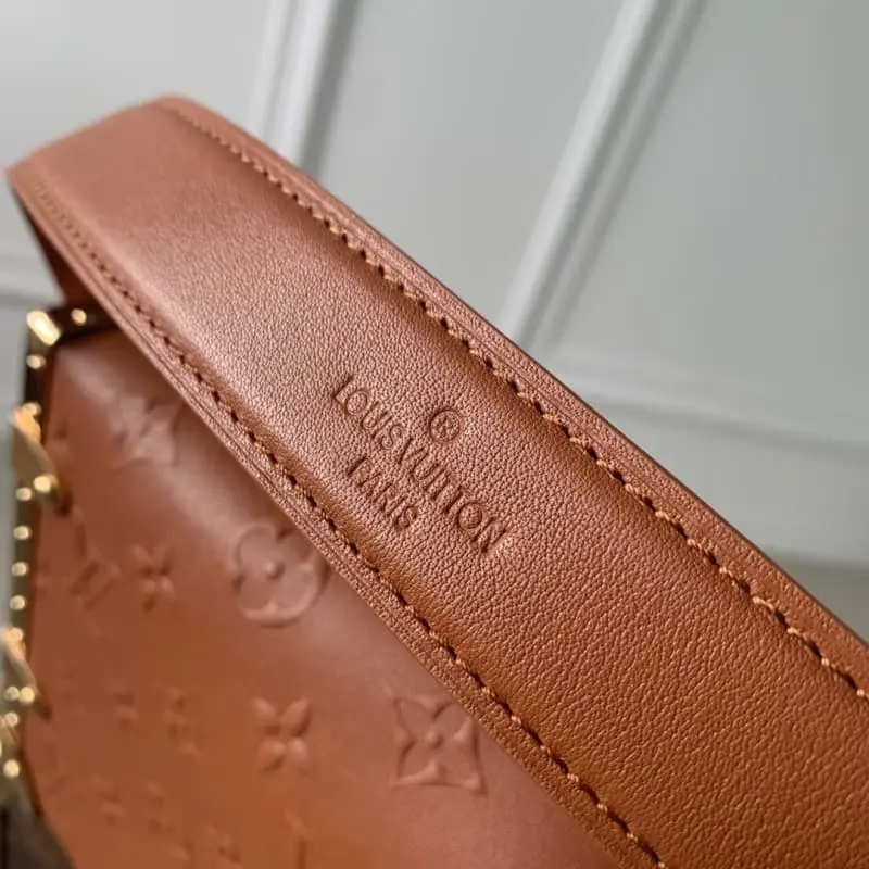 M21477 Golden Brown Full Leather 21x14x6cm High Quality Bags - Image 7