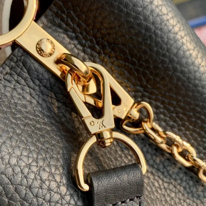 M22375 Black Small 27x18x9cm High Quality Bags - Image 6