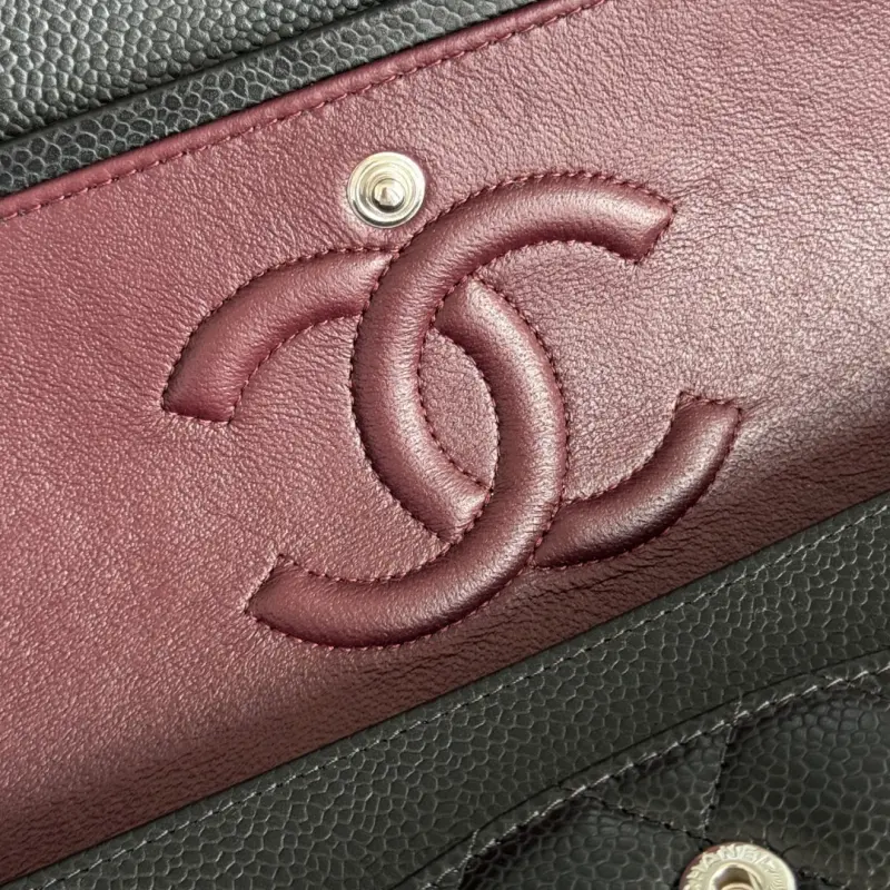 Medium 25cm Lychee Pattern Cowhide CM 10 High Quality Bags - Image 13