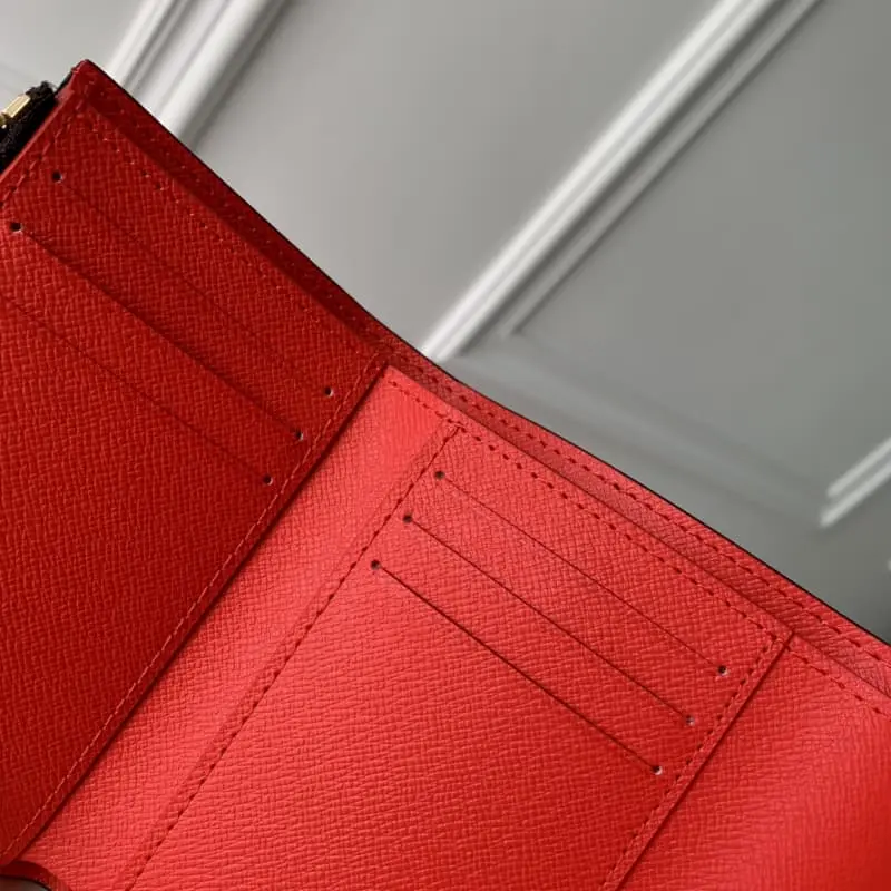 M41938 Gold button coffee grid red 12X9cm High Quality Bags - Image 7