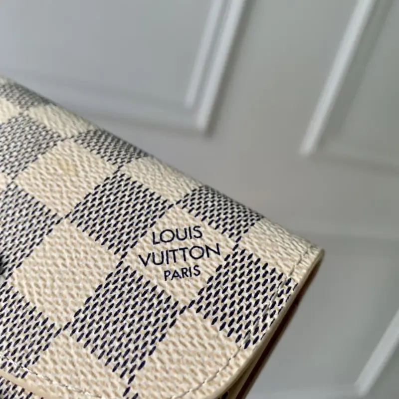 M41939 Gold Button White Grid Powder 11X8cm High Quality Bags - Image 7