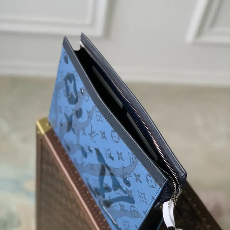 M22763 Dark Blue 27x21x6cm High Quality Bags - Image 6