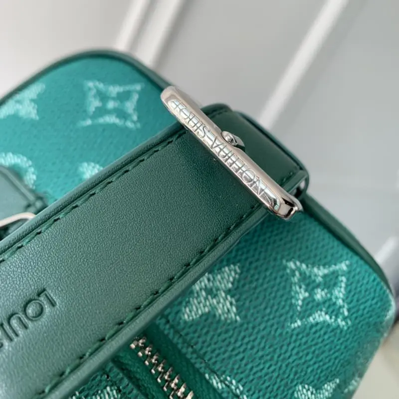 M12688 Green Flower 13x12x23cm High Quality Bags - Image 6