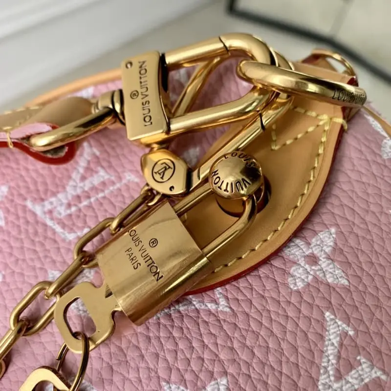 M21108 Pink (full leather) 30x17x21cm High Quality Bags - Image 6